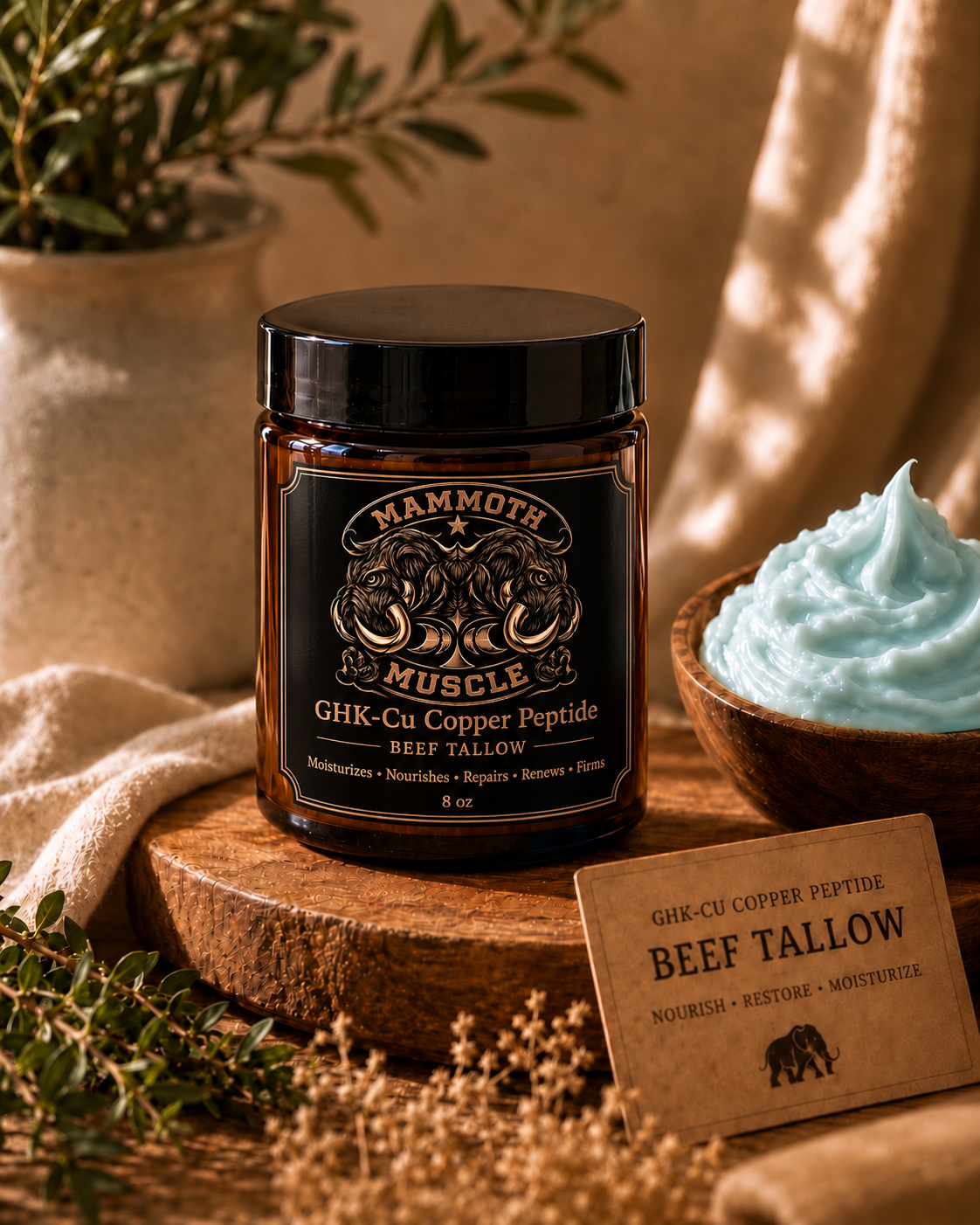 GHK-Cu infused Beef Tallow