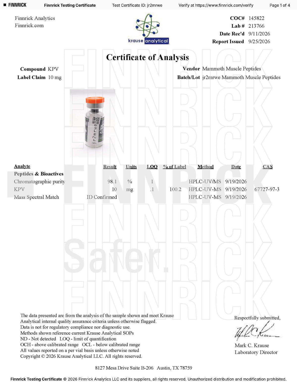 KPV 10MG